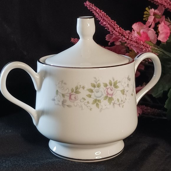 Carlton Creamer and Sugar Bowl - Corsage 481 2 piece set Coffee Tea Breakfast - Picture 3 of 11
